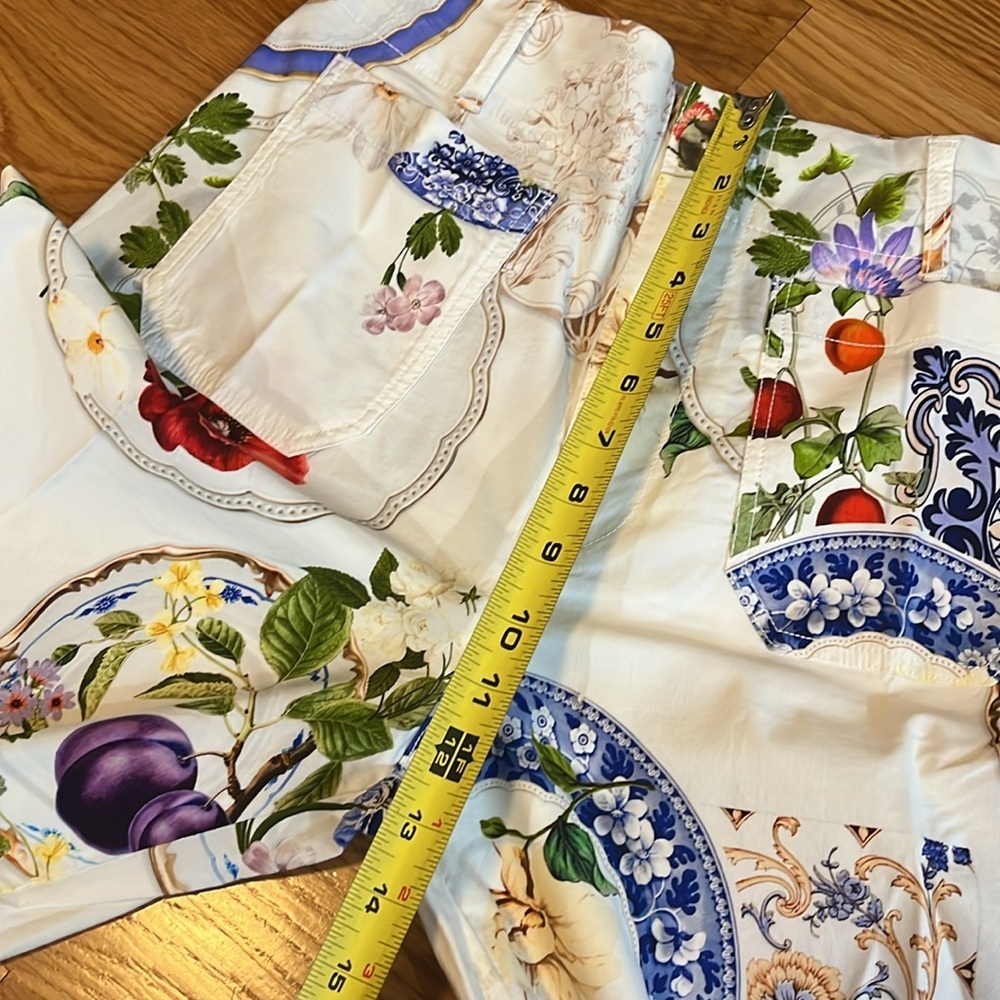 Anthropologie Maeve Colette Wide-Leg Tile Print Pants - Picture 9 of 15
